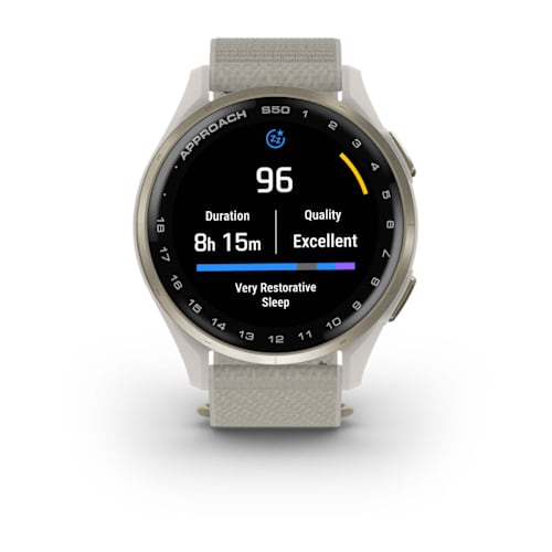 Relógio Garmin Approach ® S50 Dourado e Branco
