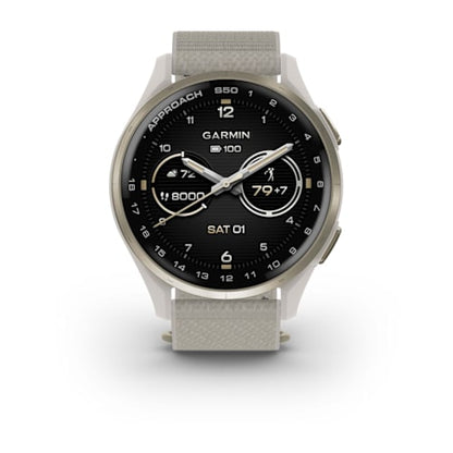 Relógio Garmin Approach ® S50 Dourado e Branco