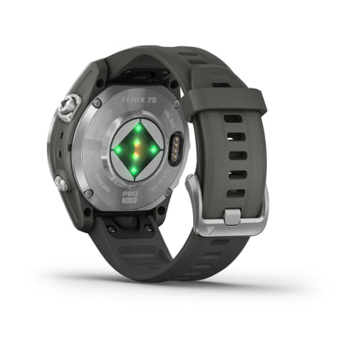 Relógio Garmin Fênix ® 7S Pro Solar Prata e Grafite