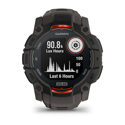 Relógio Garmin Instinct ® 3 Solar Preto e Grafite