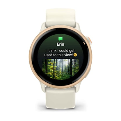 Relógio Garmin Vívoactive ® 6 Rosa e Branco