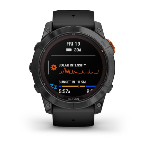Relógio Garmin Fênix ® 7X Pro Solar Cinza e Preto
