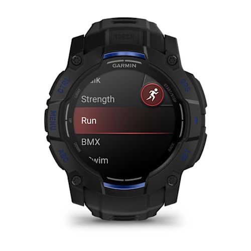 Relógio Garmin Instinct ® 3 Supernova AMOLED Preto e Azul
