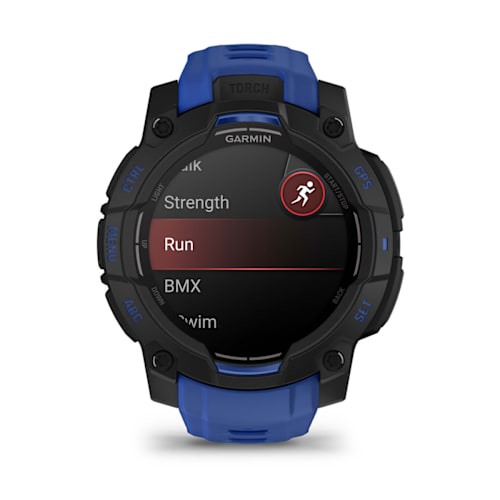 Relógio Garmin Instinct ® 3 Supernova AMOLED Preto e Azul