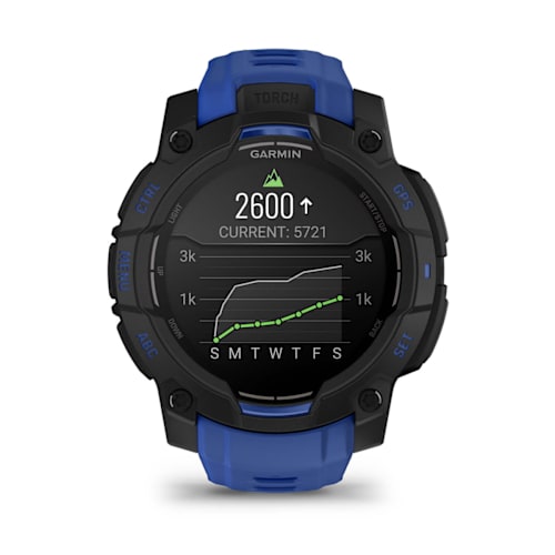 Relógio Garmin Instinct ® 3 Supernova AMOLED Preto e Azul