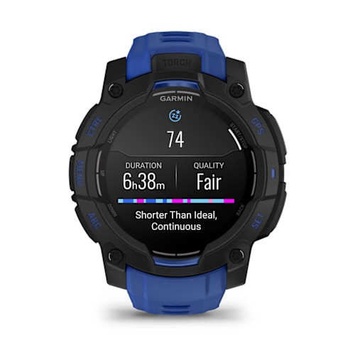 Relógio Garmin Instinct ® 3 Supernova AMOLED Preto e Azul