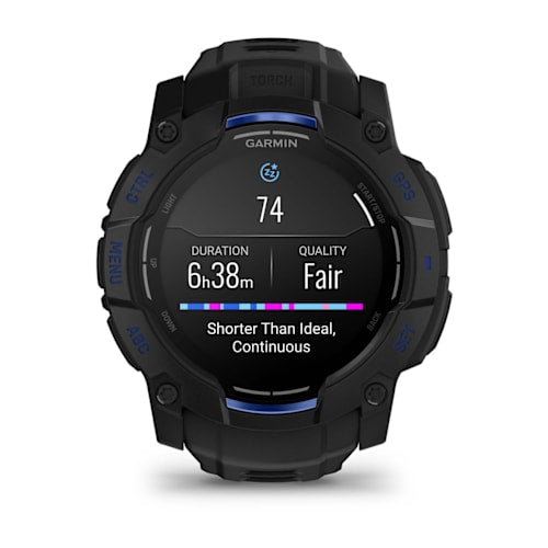 Relógio Garmin Instinct ® 3 Supernova AMOLED Preto e Azul