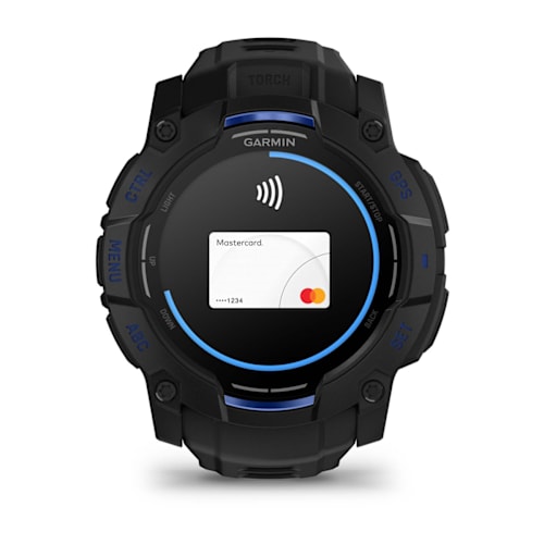 Relógio Garmin Instinct ® 3 Supernova AMOLED Preto e Azul