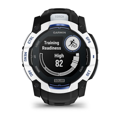 Relógio Garmin Instinct ® 3 Supernova Solar Branco/Azul e Preto